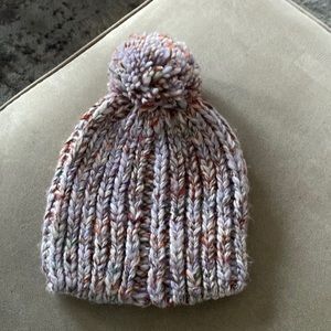 Madewell beanie hat with pompom